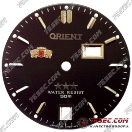 Циферблат «Orient WR черный» двойным раздельным календарем.