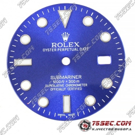 Циферблат «Rolex submariner» синий