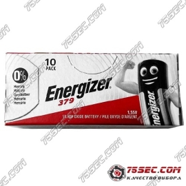Батарейка Energizer 379 \ SR 521 SW «0%Hg»