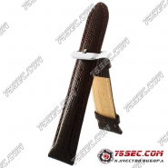 Темно-коричневый ремешок Bandco, тиснение варана RB9-52980